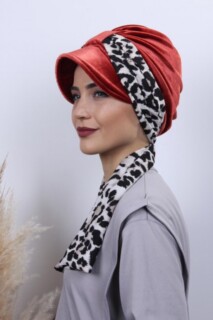 Velvet Scarf Hat Bonnet Tile