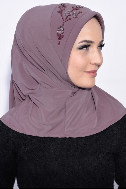 Practical Sequin Hijab Lilac