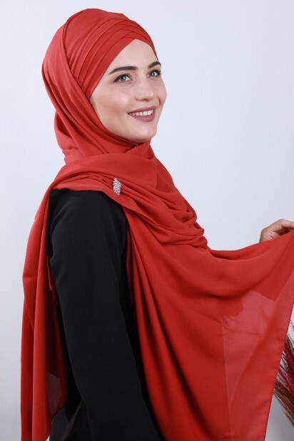 4 Drapé Hijab Châle Fleur De Grenade - 