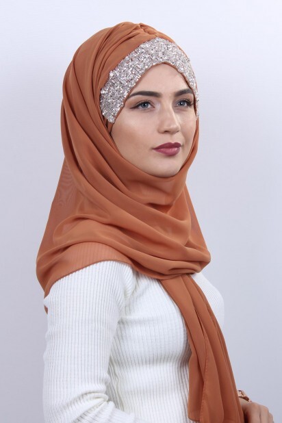 Stone Design Bonnet Châle Taba - 