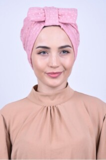 Papyon Model Style - Lacy Bow Bone Rose Poudré - Hijab