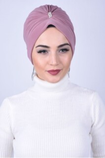 وردة مجففة من الحجر الأوسط مرصعة بالجواهر - 