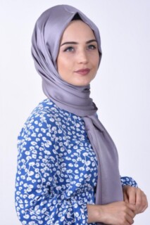 Châle Dubai Soie Gaufre Gris - 