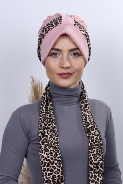Hat-Cap Style - Scarf Hat Bonnet Powder Pink - 100284999 - Hijab