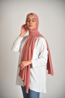 Medine ipegi Shawl - Châle soie de médine couleur poudre - Hijab