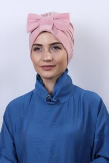 Double-Sided Bonnet Powder Pink with Bow - 100285296