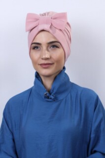 مسحوق بونيه على الوجهين وردي مع فيونكة - 