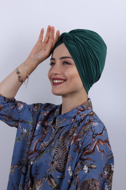 Dolama Bonnet Vert Émeraude - 