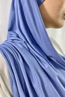 Jersey Premium - جيرسي بريميوم أزرق متوسط - Hijab