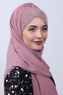 Stone Boneli Design Châle Rose Séchée - 