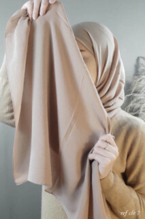 Hijab Jazz Premium Nougat - - Hijab Jazz Premium Nougat - 