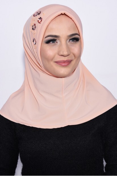 Evening Model - Practical Sequin Hijab Puppy - 100285518 - Hijab