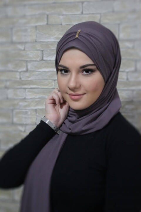Instant Cotton Shawl - شال عملي بالحجار - Hijab