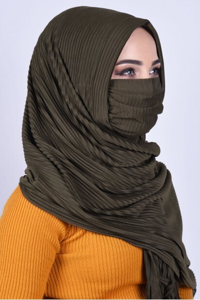 Masked Shawl Khaki - 100285344 - 