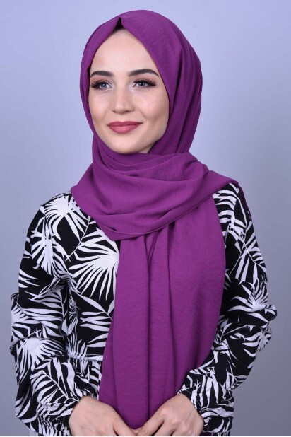 Aerobin Shawl - Châle Aerobin Violet - Hijab