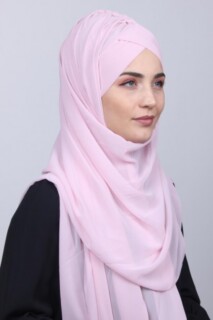 Bonnet Shawl Powder Pink - 100285167 - 