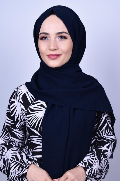 Aerobin Shawl - Châle Aerobin Marine - Hijab