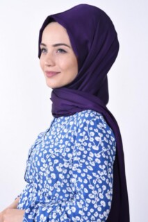 Châle Dubai Soie Gaufré Violet - 