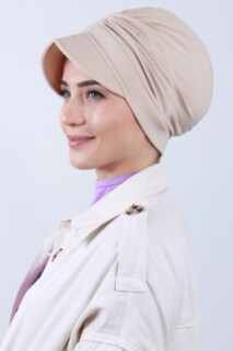 Buckled Hat Bonnet Beige - 100285178 - 