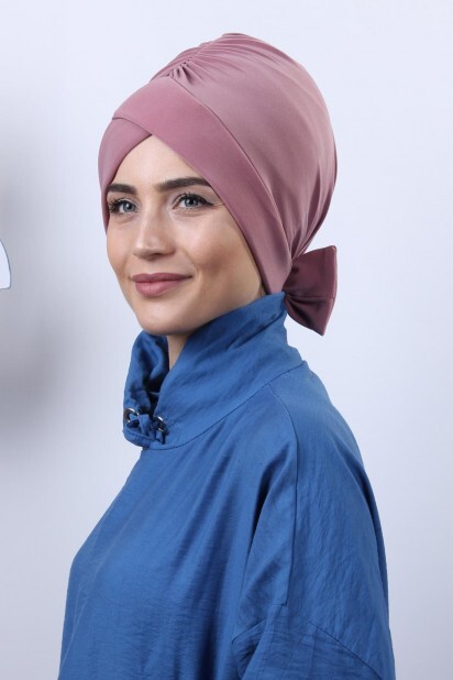 وردة مجففة بونيه على الوجهين مع فيونكة - 