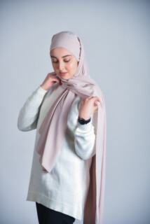 موديل حجاب المدينة - اللون البيج - موديل حجاب المدينة - اللون البيج - Hijab