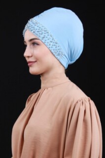 حجر اللؤلؤ بونيه بيبي بلو - 