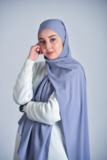 موديل حجاب المدينة - لون رمادي - - موديل حجاب المدينة - لون رمادي - Hijab