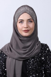 حجر بونيه تصميم شال مينك - Hijab