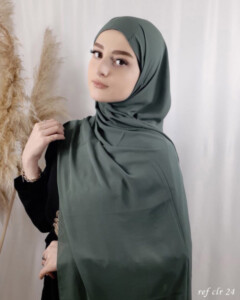 Crepe Shawl - Châle crêpe Henné - - Châle crêpe Henné - Hijab