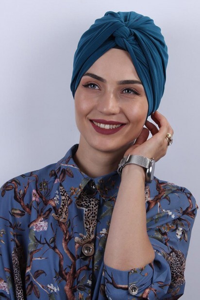 Dolama Bonnet Petrol Blue - 100285248 - Hijab