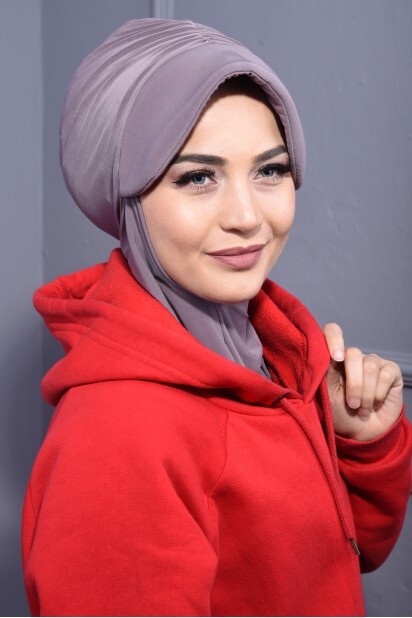 Sports Hat Scarf Mink - 100285647 - 