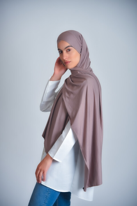 instant Cotton Cross - Jersey premium , bande croisé 12 - Hijab