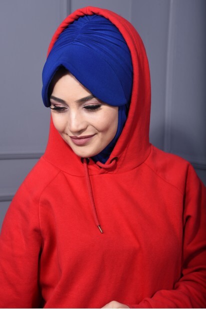 Sports Hat Scarf Sax - 100285645 - 
