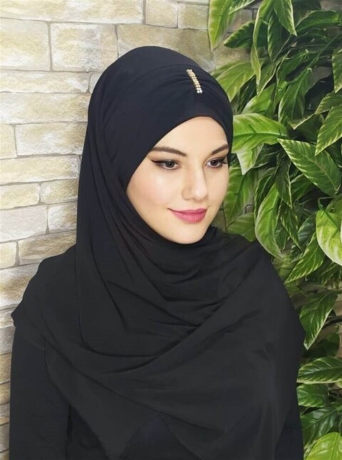 Instant Cotton Shawl - Stoned Practical Shawl - 100283197 - Hijab