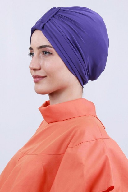 Double-Sided 3-Striped Bonnet Magenta