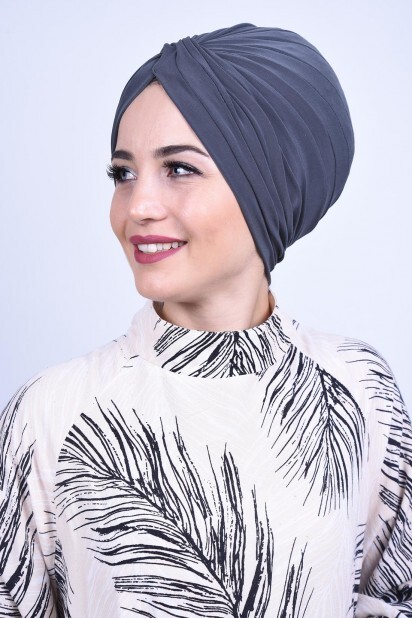 Knot style - بونيه فيرا الخارجي مدخن - Hijab