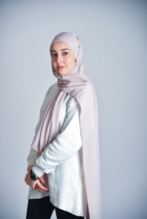 موديل حجاب المدينة - اللون البيج - موديل حجاب المدينة - اللون البيج - Hijab