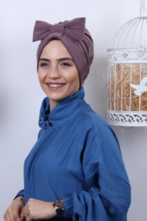 Bowtie Double-Sided Bonnet Violet - 100285291 - 