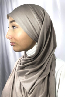 Ready To Wear - Jersey Premium Bois Marron - Hijab