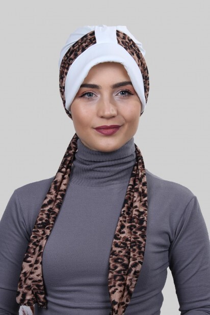 Hat-Cap Style - Scarf Hat Bonnet White - 100285004 - Hijab