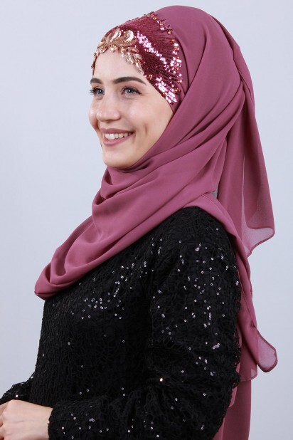 Design Princess Shawl Dried Rose - 100282886 - 