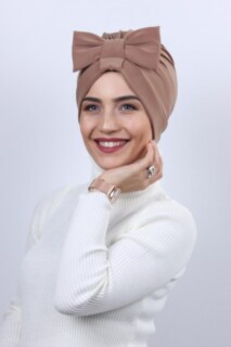 بونيه تان على الوجهين مع فيونكة - 