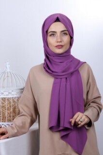 Medine ipegi Shawl - المدينة شال حرير ليلكي - Hijab