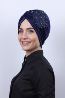 Velours Guipure Vera Os Bleu Marine - 
