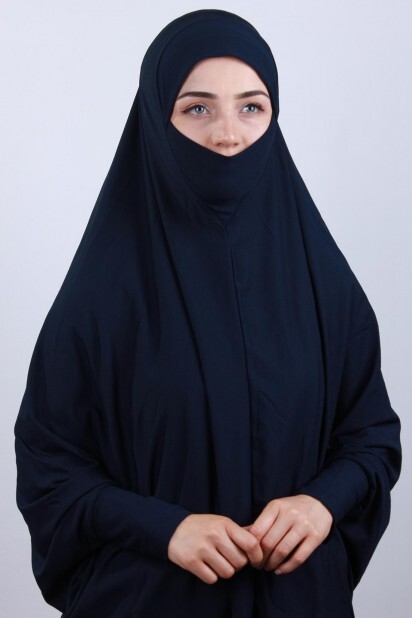 5XL محجبات حجاب كحلي - 