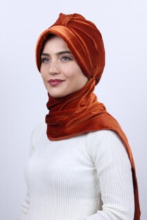 Velvet Shawl Hat Bonnet Tile - 100283140 - 