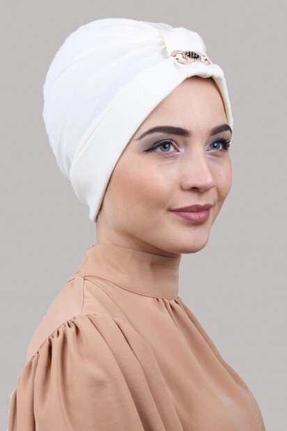 Buckled Double-Sided Bonnet Ecru - 100285171 - 