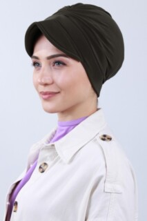 قبعة ملتوية بونيه كاكي - 