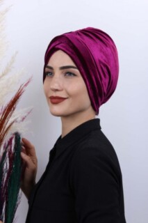 Velours 3-Stripes Bonnet Cherry Bruise - 