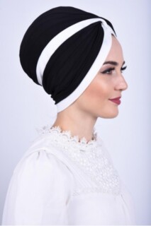 Two Color Vera Bonnet Black - 100285671 - 